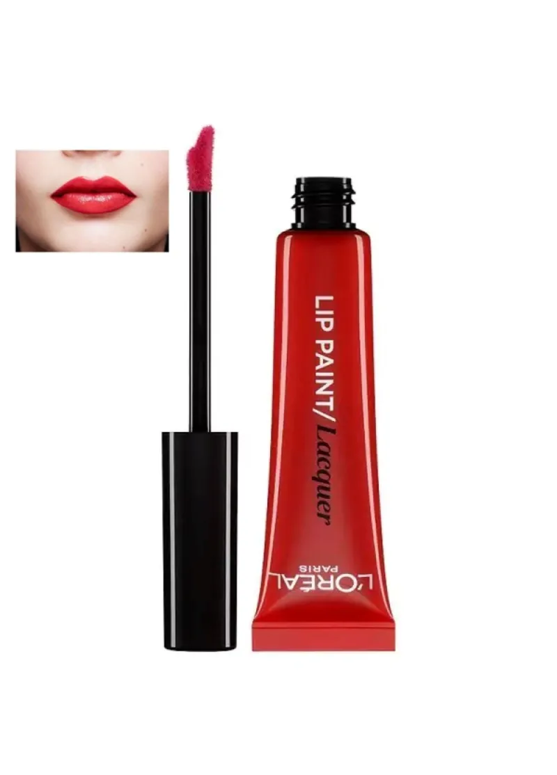 L'Oreal Paris & More - Loreal Paris Infallible Lip Paint Lacequer 105 Red Fiction