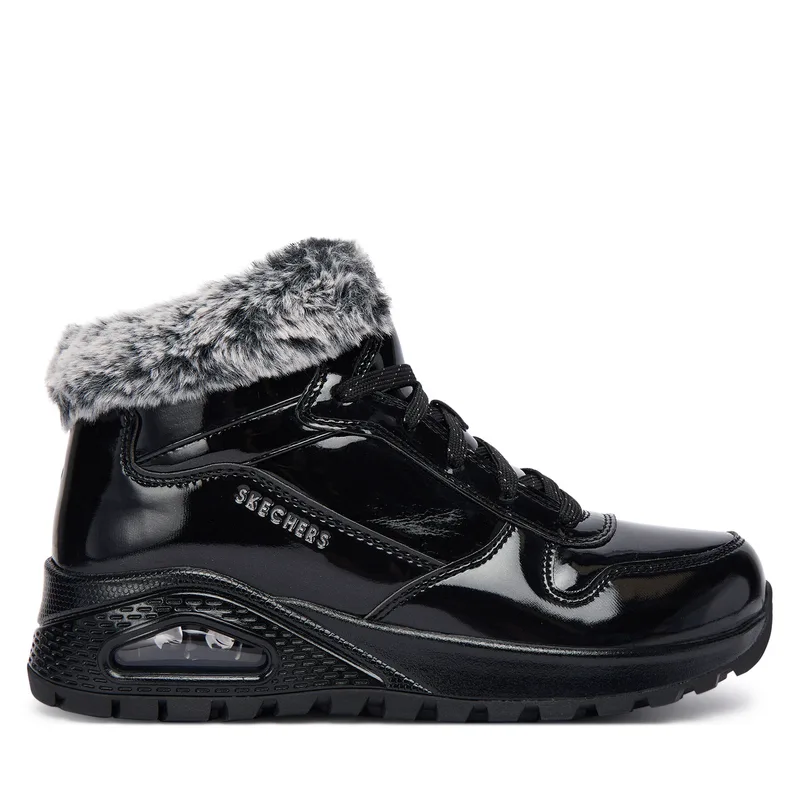Μποτίνια Skechers Uno Rugged 168126/BBK Μαύρο
