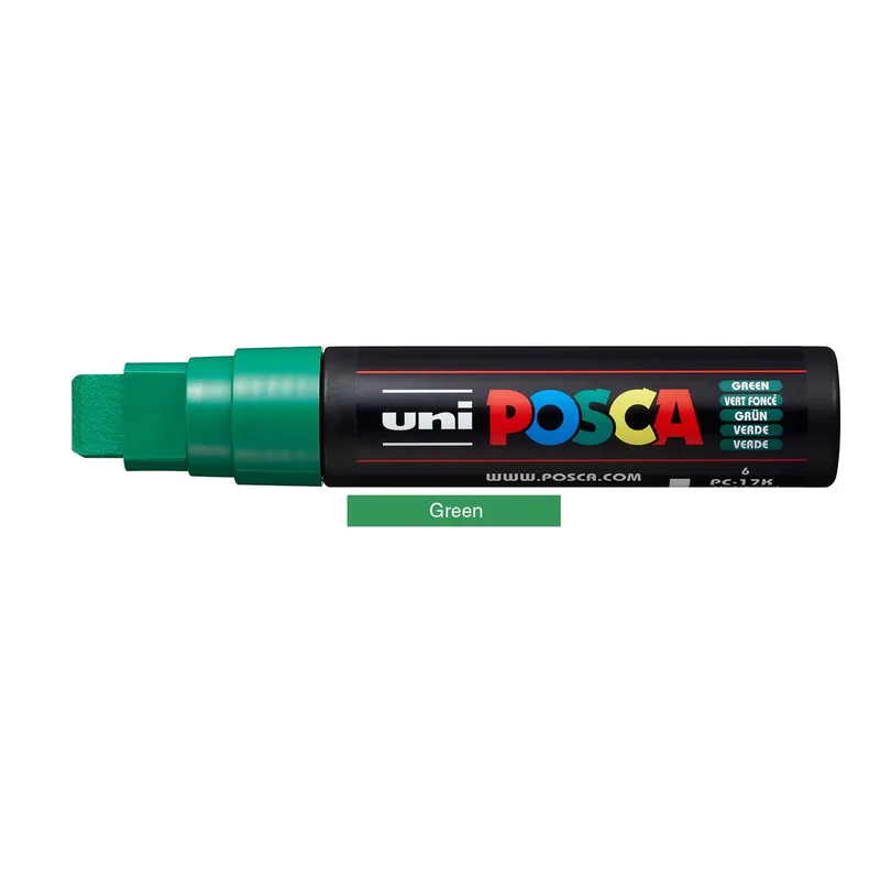 Μαρκαδόρος νερού Posca PC-17Κ - Green