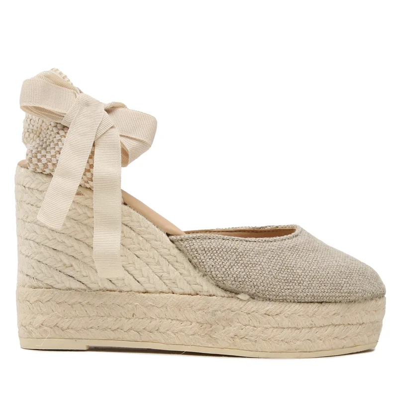Εσπαντρίγιες Manebi Wedge Espadrilles O 7.1 WV Μπεζ