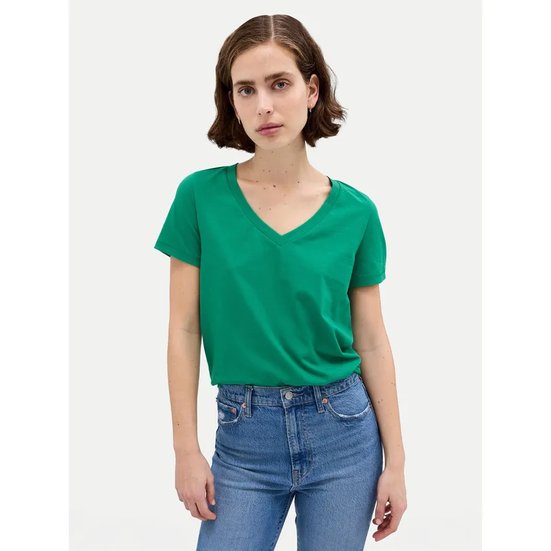Gap T-Shirt 740140-50 Πράσινο Regular Fit