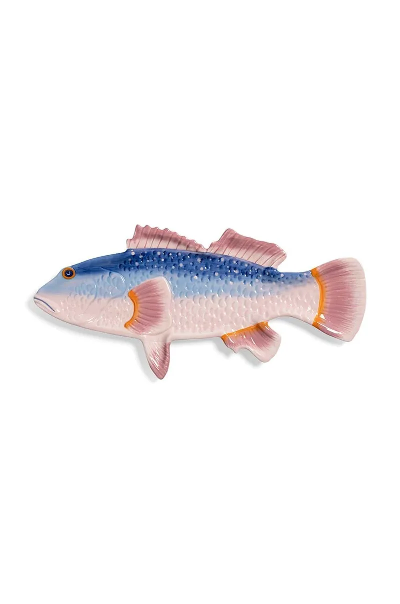 Πιάτο σερβιρίσματος &k amsterdam fish perch 38 x 18 cm
