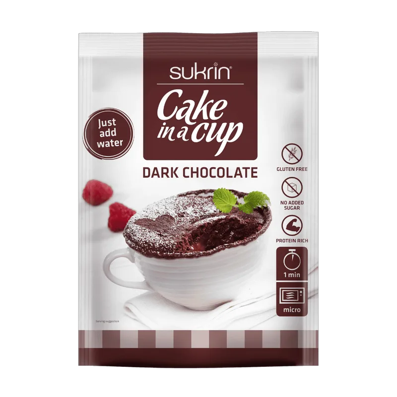 Sukrin Cake in a cup (75gr) -ατομικό κεικ χωρίς γλουτένη
