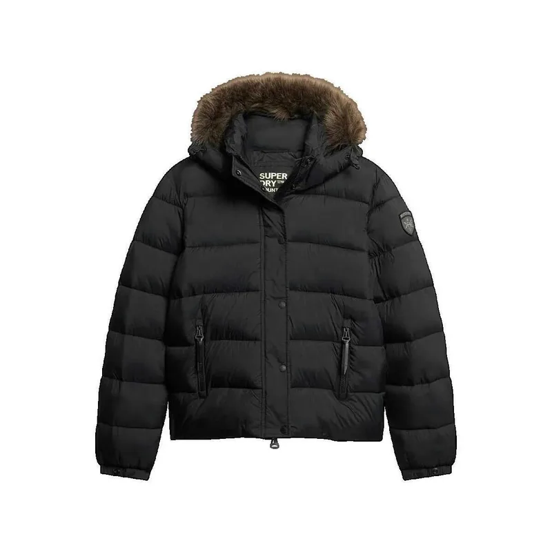 Χοντρό μπουφάν Superdry Doudoune courte à capuche zippée
