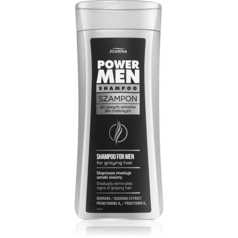 Joanna Power Men σαμπουάν για λευκά και γκρίζα μαλλιά για άντρες 200 ml