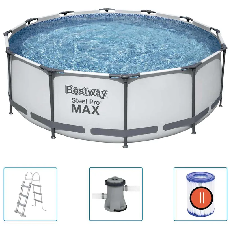 Bestway Σετ Πισίνας Steel Pro MAX 366 x 100 εκ.