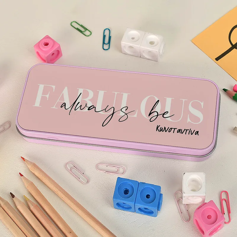 Always Fabulous - Κασετίνα Μεταλλική - Ροζ