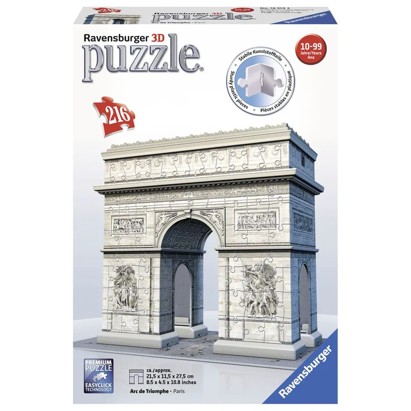 3D ΠΑΖΛ RAVENSBURGER Η ΑΨΙΔΑ ΤΟΥ ΘΡΙΑΜΒΟΥ 216ΤΕΜ