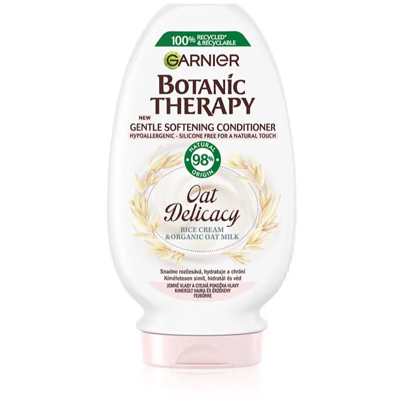 Garnier Botanic Therapy Oat Delicacy καταπραϋντικό βάλσαμο για τα μαλλιά 200 ml