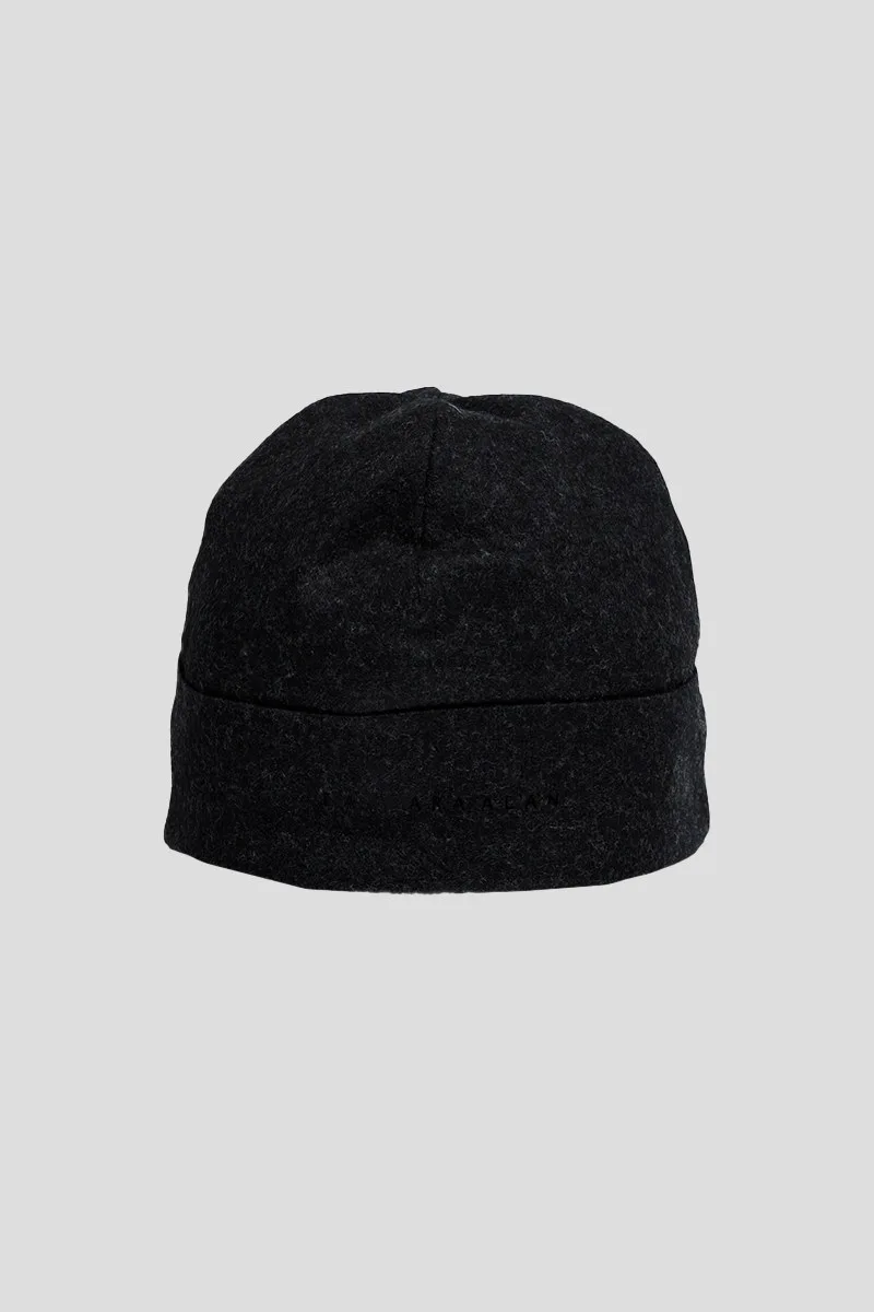 BARBARA ALAN Ανδρικό Μαύρο Beanie In Black