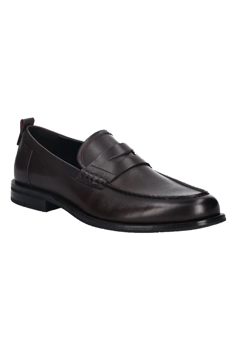 ΑΝΔΡΙΚΑ ΠΑΠΟΥΤΣΙΑ LOAFERS HUGO Varian_loaf_pllt ΜΠΟΡΝΤΩ