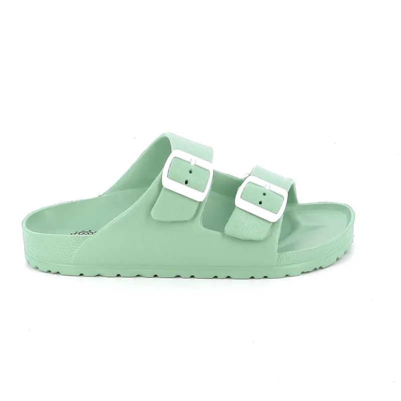 Γυναικεία Σαγιονάρα Ateneo Χρώματος Μέντα 01 SEA SANDALS.MI
