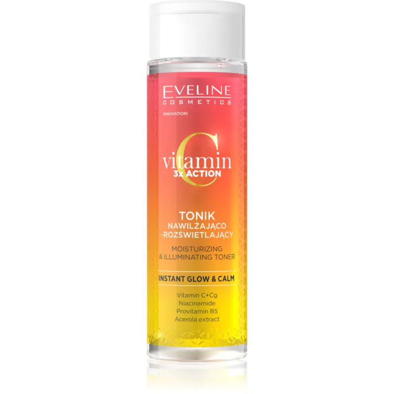 Eveline Cosmetics Vitamin C 3x Action λαμπρυντικό τονωτικό 200 ml