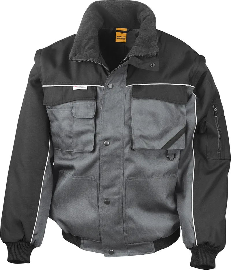 Μπουφάν εργασίας Result R071X Grey/Black