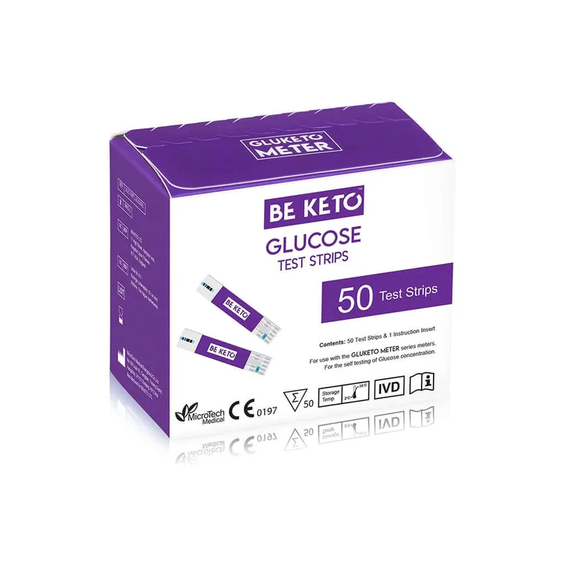 Beketo Ταινίες Μέτρησης Γλυκόζης Αίματος για GluKeto Meter (50τμχ)