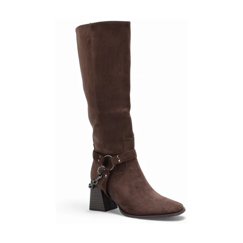 Μπότες με τακούνι La Modeuse 76947_P182242