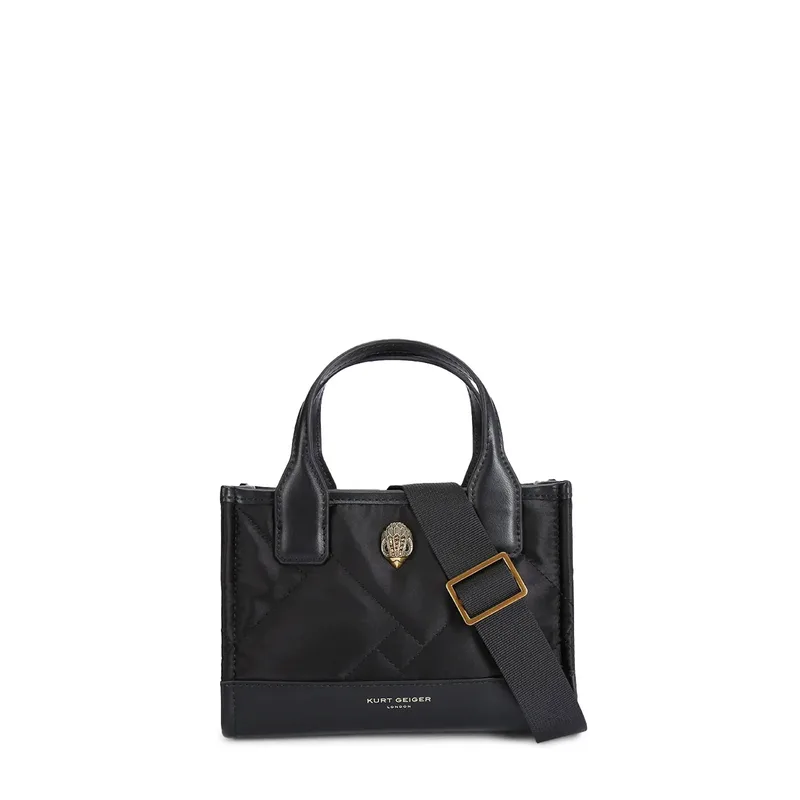 Shopping γυναικεία Kurt Geiger Μαύρο 9977200229 XS Recycled SQ Shopper 262