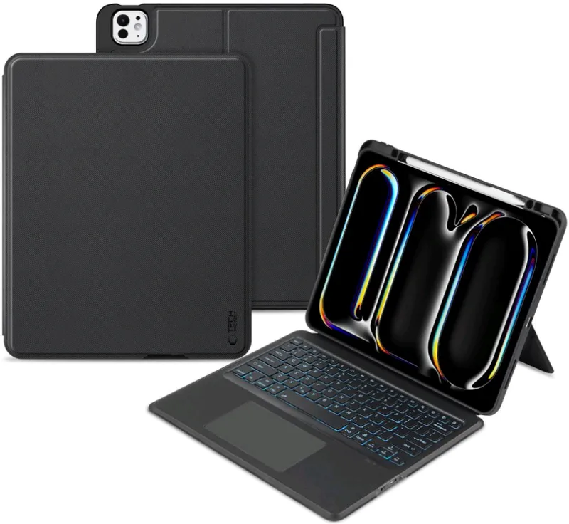 Θήκη Apple iPad Pro 13" 2025 / 2024 - Tech-Protect SCMag Pen Plus Keyboard με Υποδοχή Apple Pencil & Πληκτρολόγιο Bluetooth - Black (5906302308590)