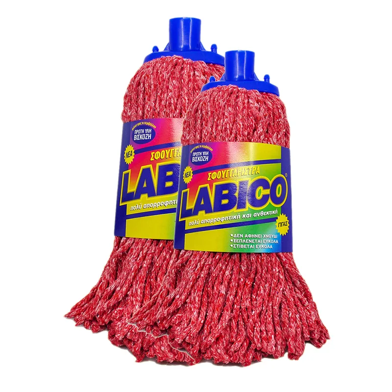Σφουγγαρίστρα Νημάτινη Κόκκινη Γίγας Labico - OEM - RS_00.82.25.ΚΟΣΥ
