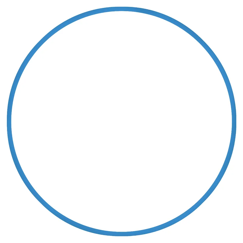Χούλα-Χουπ Hq Μπλε 70cm Φ19mm 280g