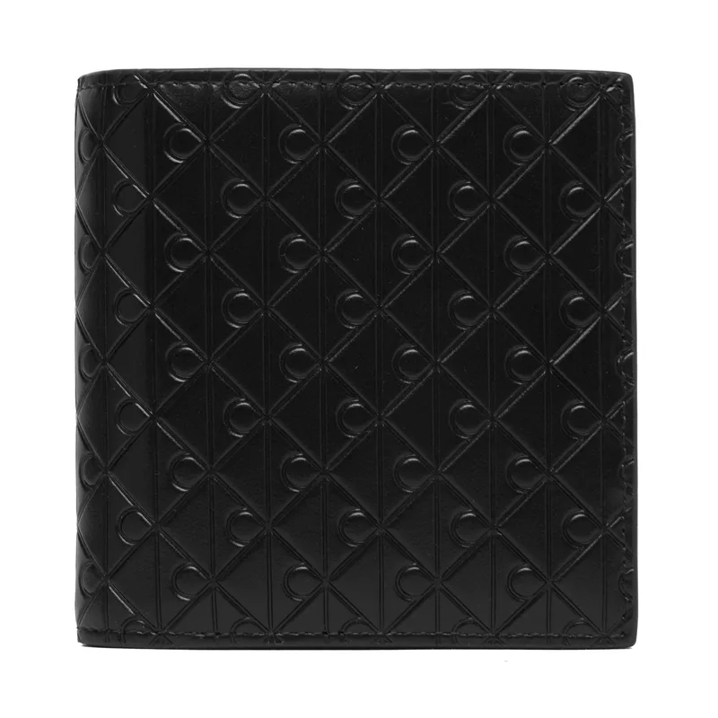 Πορτοφόλι Calvin Klein Embossed Emblem Trifold LV04D1145G Μαύρο