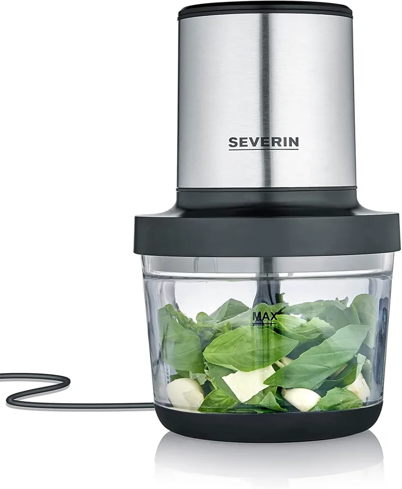 Severin Πολυκόπτης Multi 400W Με Δοχείο 1lt Inox Μαύρο