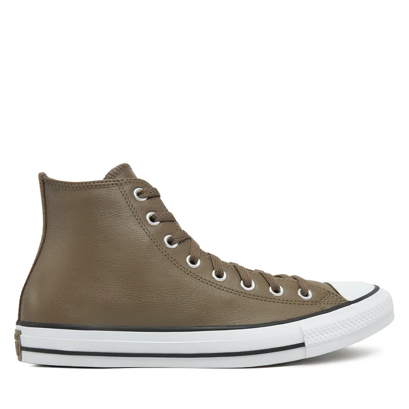 Sneakers Converse Chuck Taylor All Star Faux Leather Hi A09482C 216 Καφέ