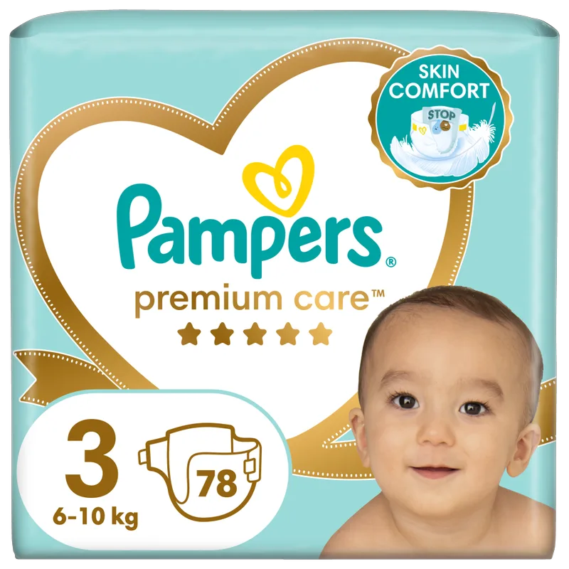 Πάνες Pampers Premium Care Jumbo Plus Pack Νο3 (6-10kg) 78τεμ