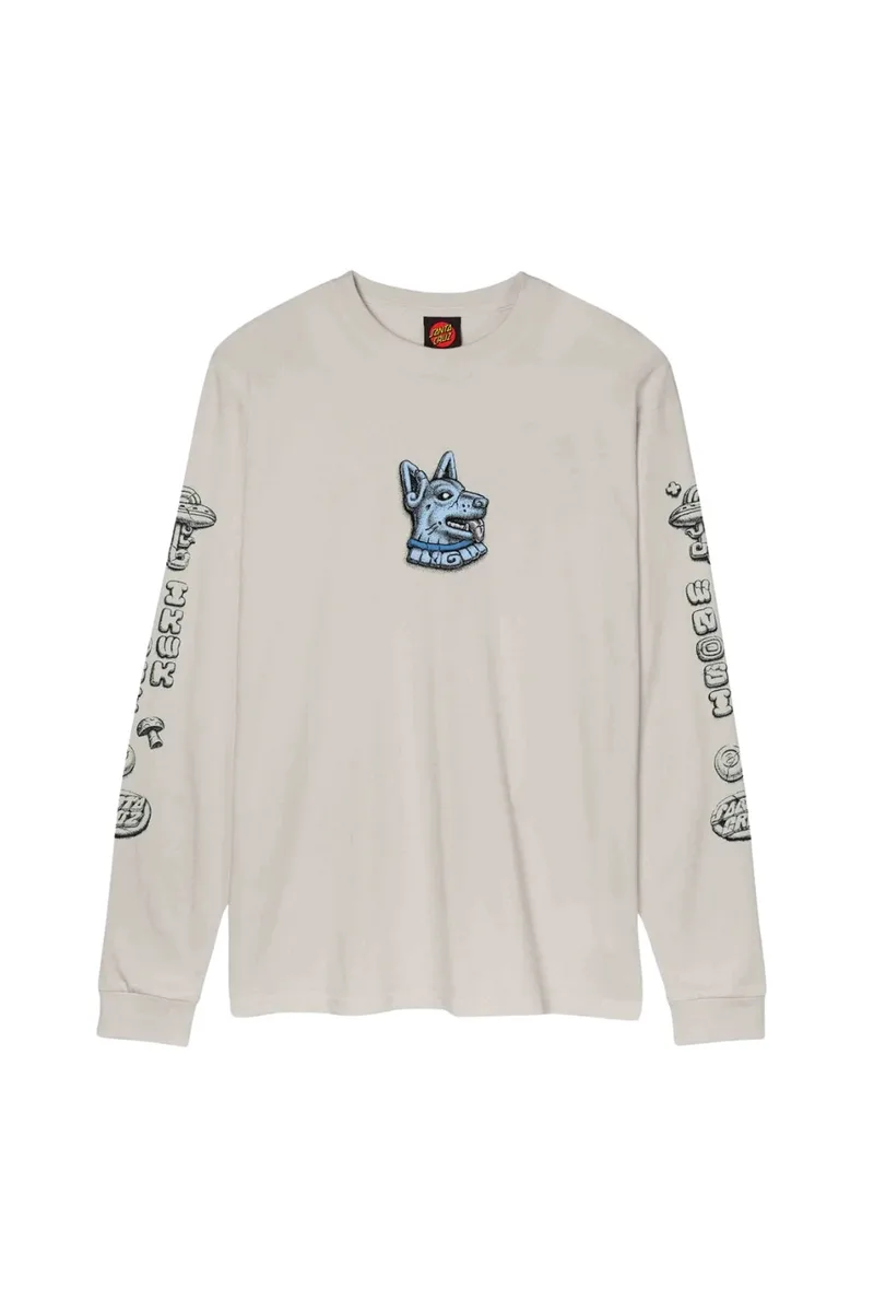 Santa Cruz Μακρυμάνικη Μπλούζα Winkowski Dog - Off White-SCA-LTE-9784