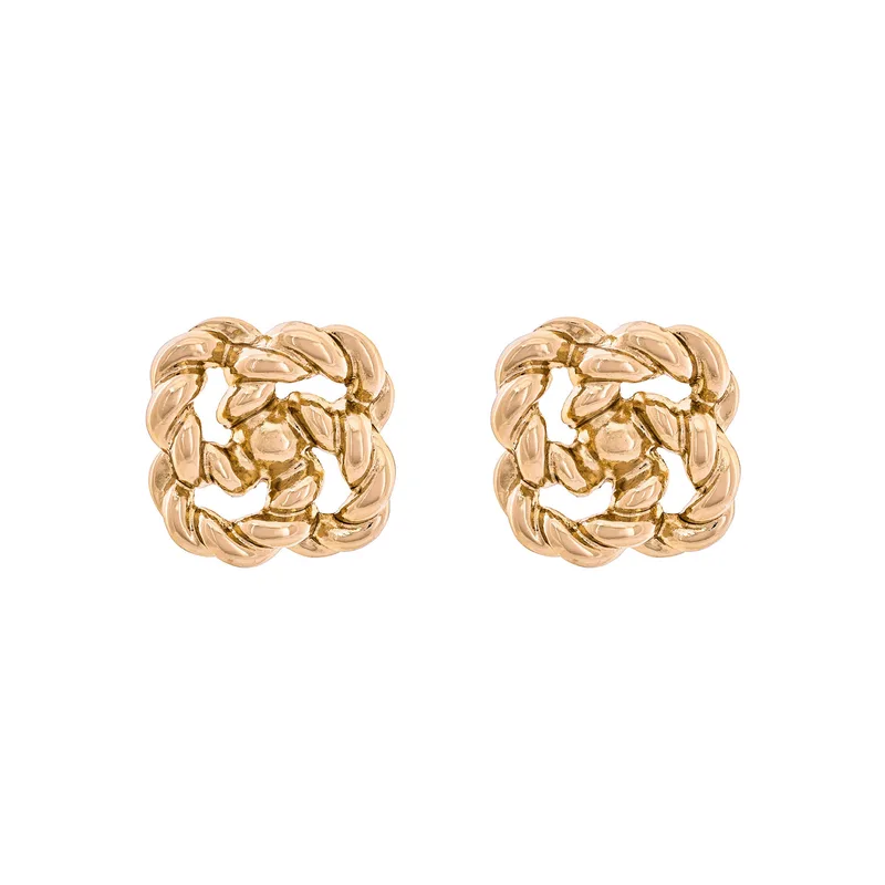Σκουλαρίκια Aldo Doubleknot 14088262 Χρυσό