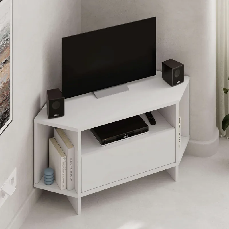 Έπιπλο Τηλεόρασης Viva - White 776Hms3144 (95,7x45x35,4 cm)