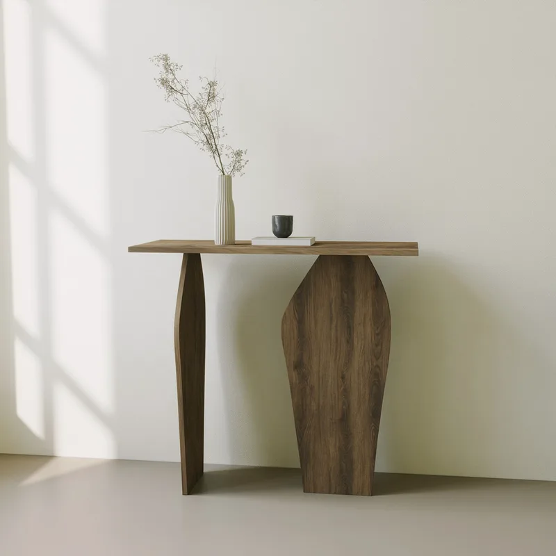 Έπιπλο Υποδοχής Arya - Walnut 552Nos1918 (100x90x40 cm)
