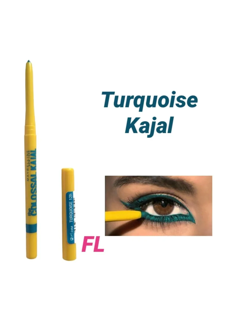 Maybelline & More - Maybelline The Colossal Kajal 12H Turquoise Eye Liner Pencil