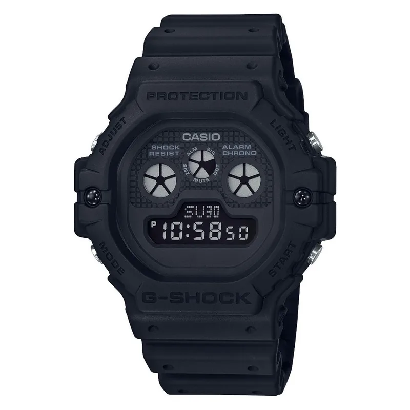 CASIO G-SHOCK Digital Black Rubber Strap DW-5900BB-1ER