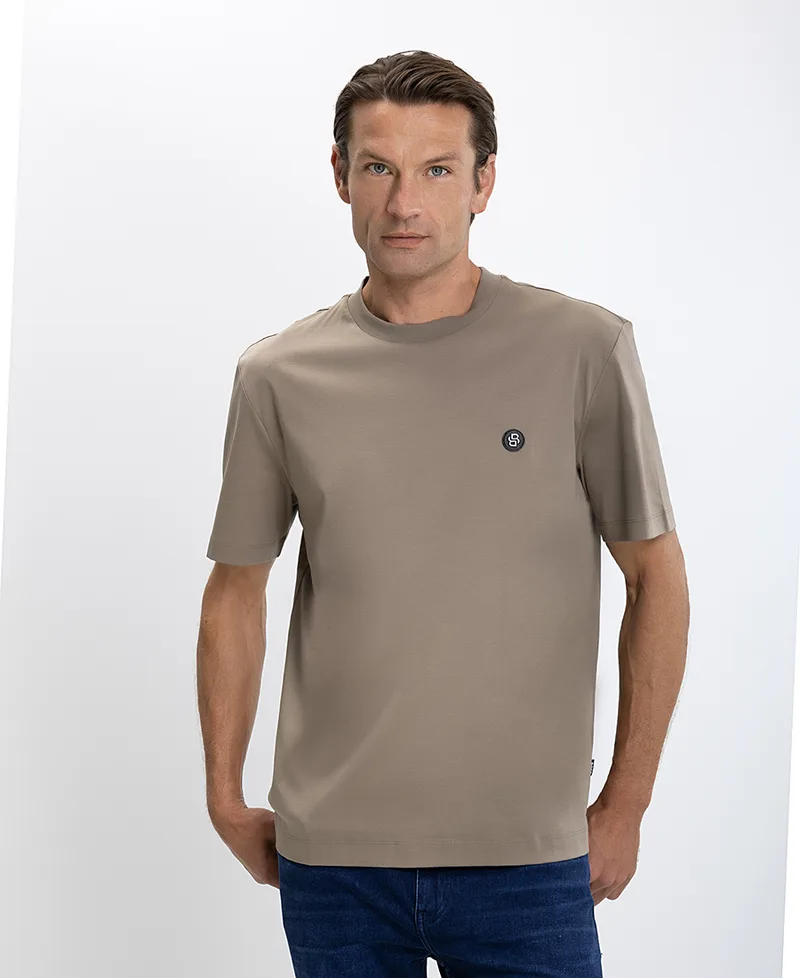 Boss Ανδρικό T-shirt Regular Fit Βαμβακερό