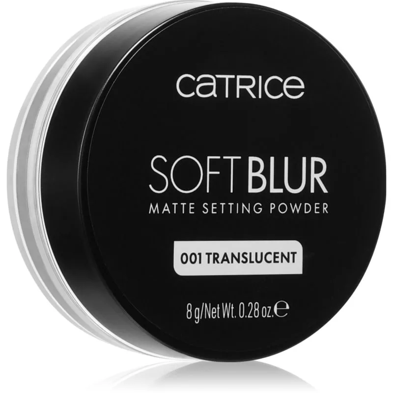 Catrice Soft Blur Matte Setting Powder χαλαρή πούδρα σταθεροποίησης απόχρωση 001 Translucent 8 γρ