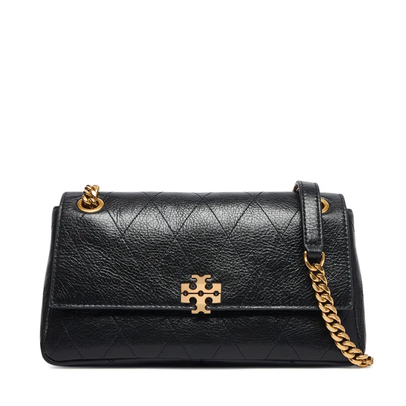 Τσάντα Tory Burch Charlie Quilted Small Shoulder Bag 185829 Μαύρο
