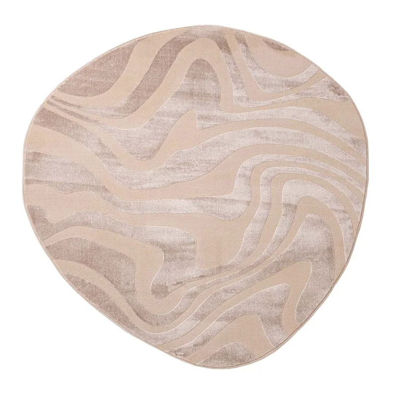 Χαλί (200x200) Royal Carpet Organic Shape 265 Μπεζ