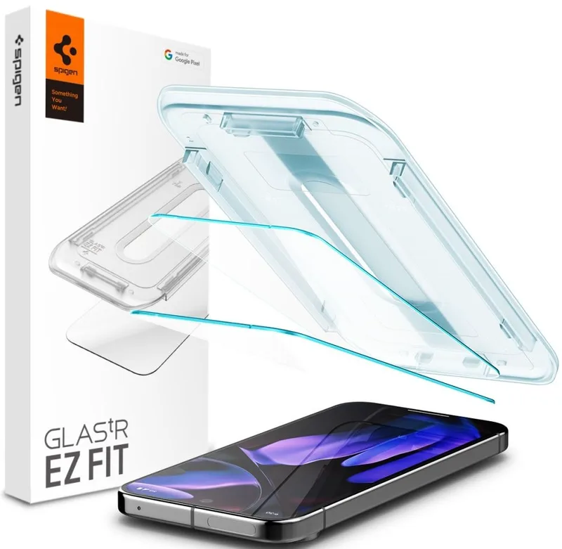 Αντιχαρακτικό Γυαλί Προστασίας Google Pixel 10 Pro XL / 9 Pro XL - Spigen Tempered Glass GLAS.tR EZ Fit Οθόνης - 2 Τεμάχια - Clear (AGL08445)