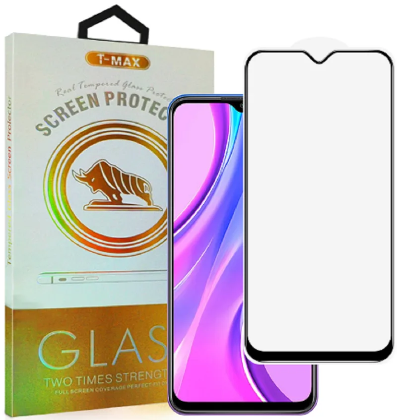 T-Max Premium 3D Tempered Glass Full Glue Fluid Despensing - Αντιχαρακτικό Γυαλί Οθόνης Xiaomi Redmi 9 - Black (5206015065866)