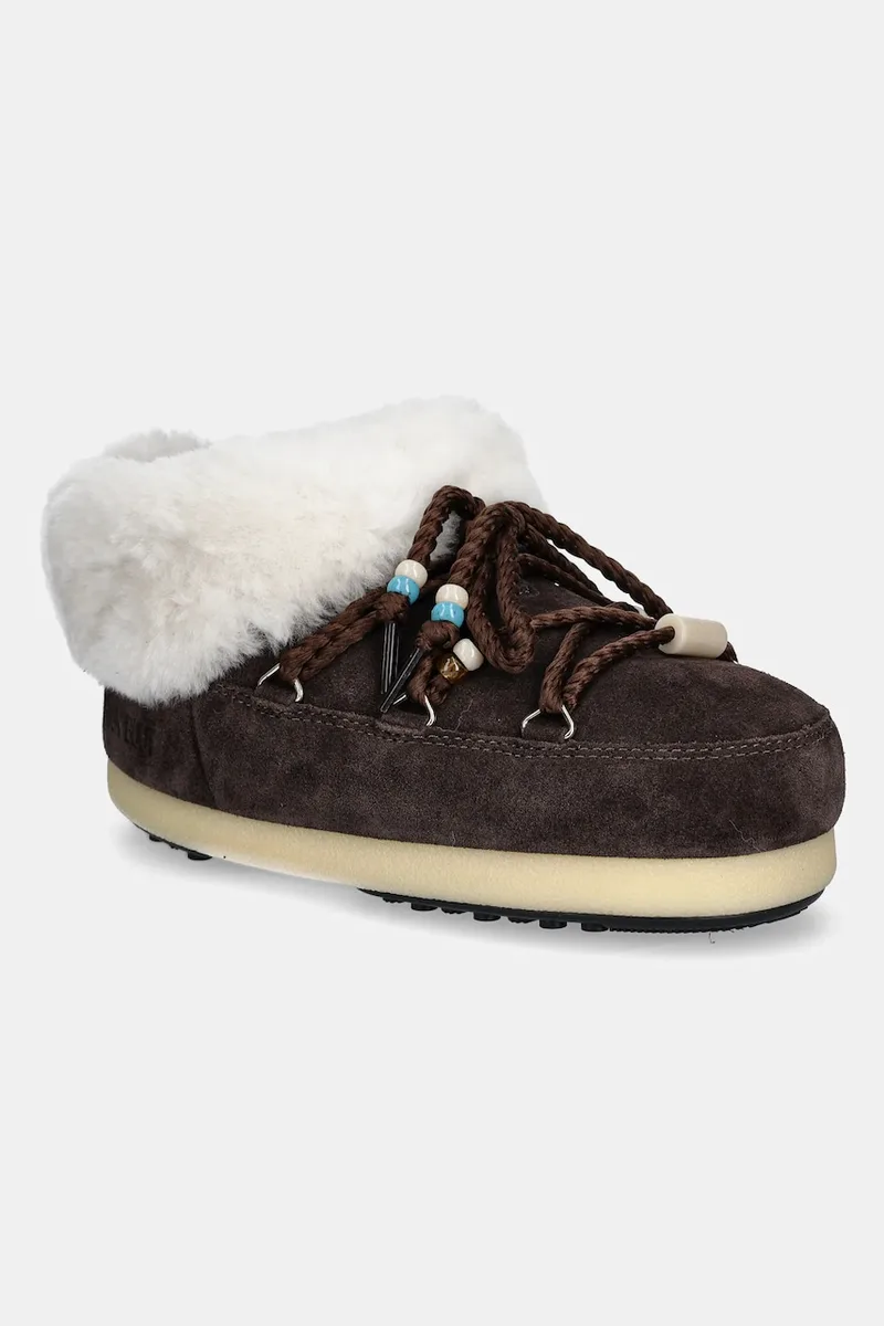 Μπότες χιονιού σουέτ Moon Boot MB EVX MULE SUEDE BEADS