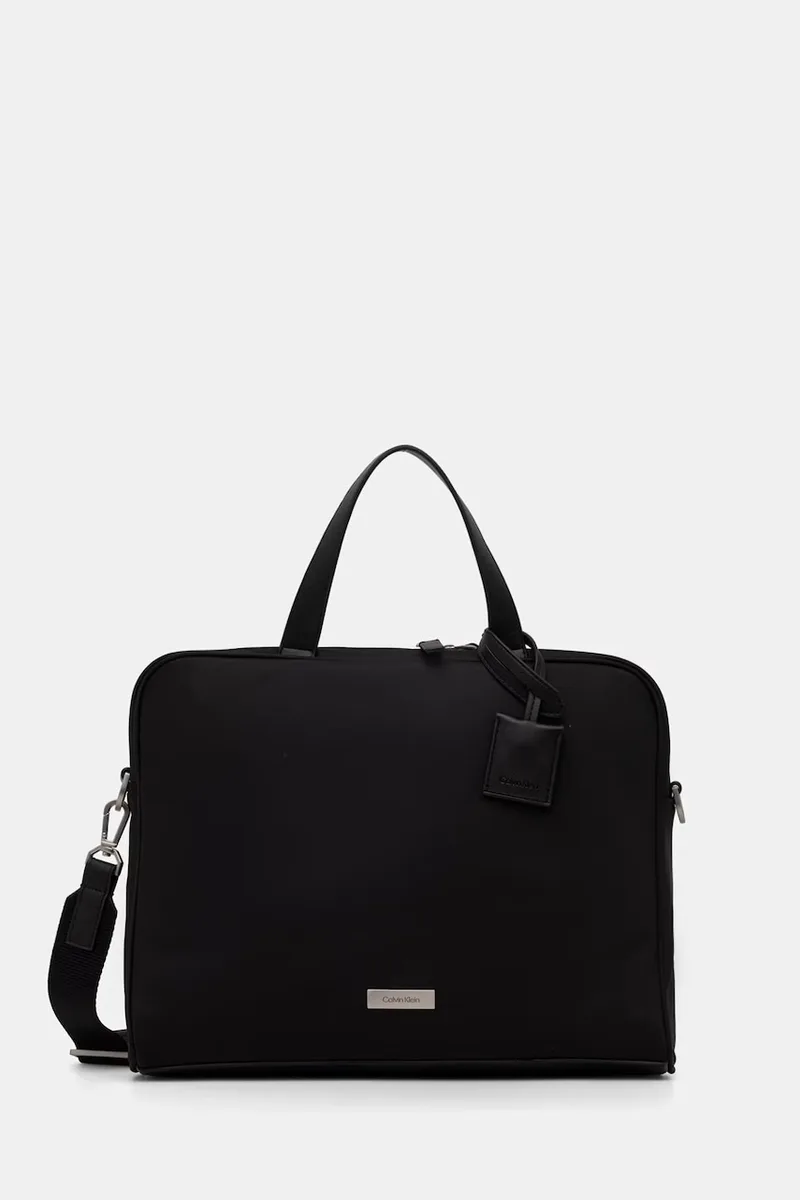 Calvin Klein θήκη για λάπτοπ ανδρική από απομίμηση δέρματος