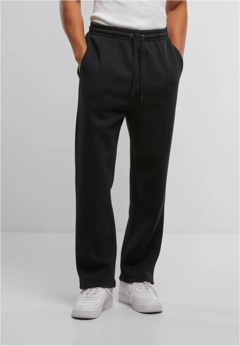 Fluffy pintuck track pants Urban Classics TB7317-00007 black