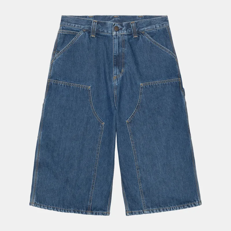 Carhartt WIP Nixon Double Knee Unisex Τζιν Βερμούδα (9000276593_3024)