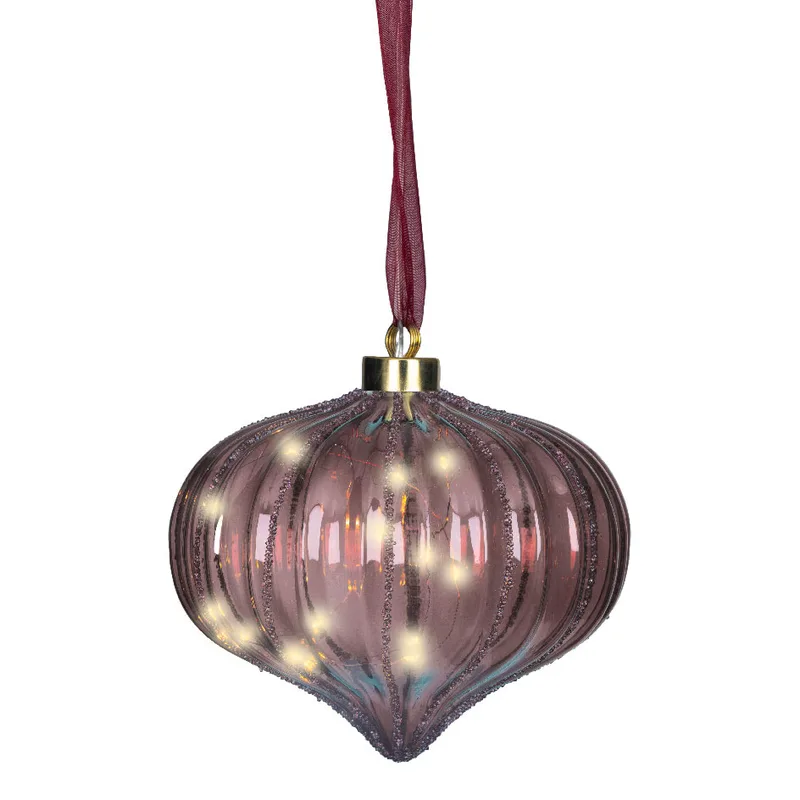 Beauty Home Φανάρι Εσωτερικού Χώρου Κρεμμύδι Με LED 20 cm
