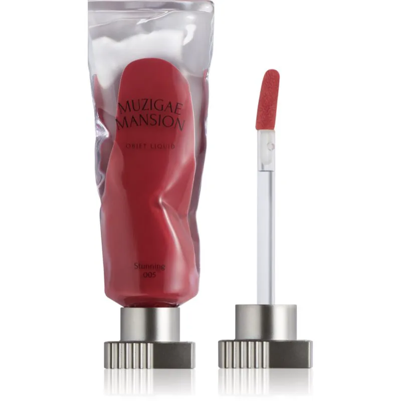 MUZIGAE MANSION Objet Liquid μακράς διαρκείας ρευστό κραγιόν με ματ αποτελέσματα απόχρωση 005 Stunning 6 ml