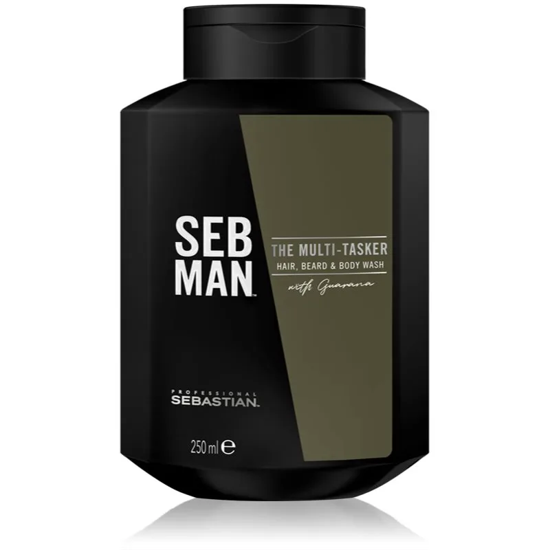 Sebastian Professional SEB MAN The Multi-tasker σαμπουάν για τα μαλλιά, τα γένια και το σώμα 250 ml