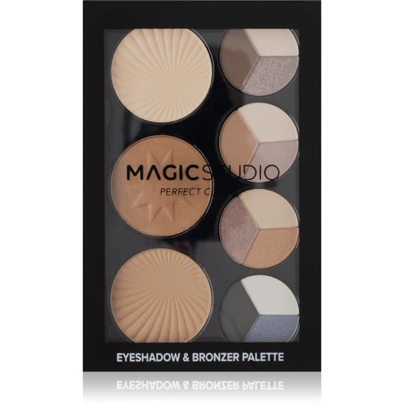 Magic studio Eyeshadow & Bronzer Palette πολυλειτουργική παλέτα 23 γρ