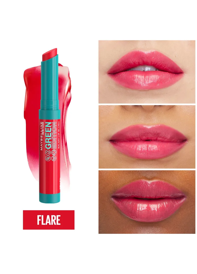 Maybelline & More - Maybelline Green Edition Balmy Lip Blush Lipstick 004 Flare