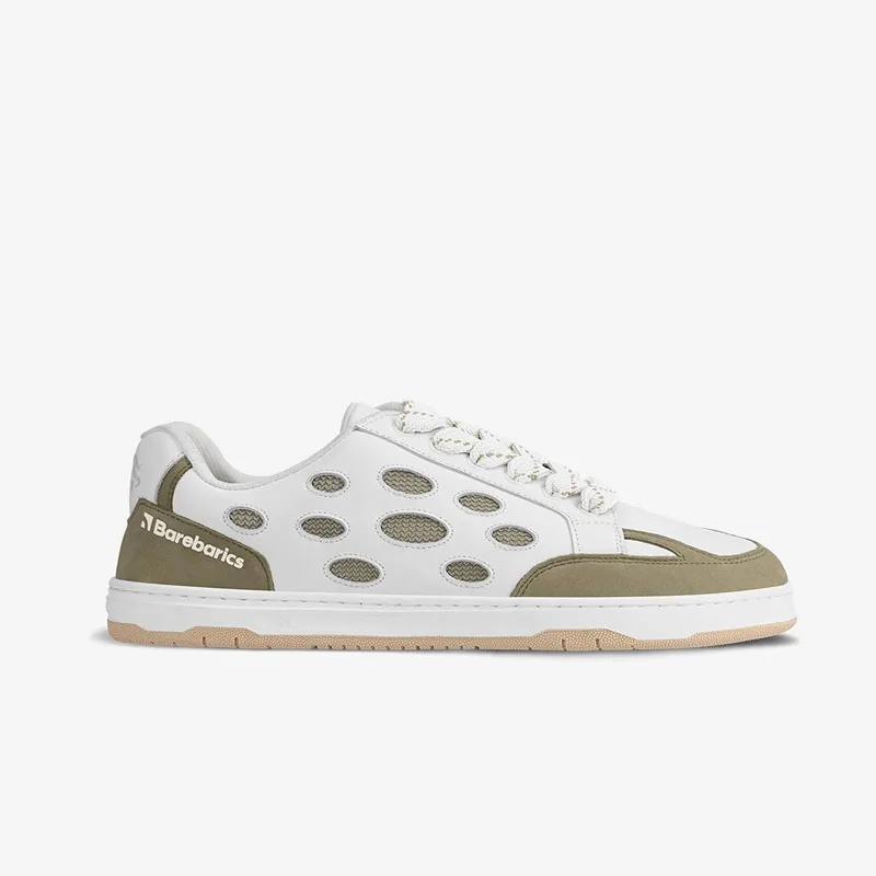 Sneakers Barebarics Fusion White & Army Brown EUR 44